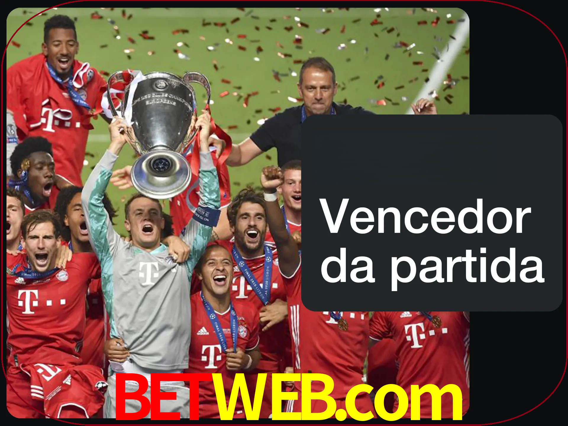 Aposte no vencedor e ganhe uma grande quantia de dinheiro.